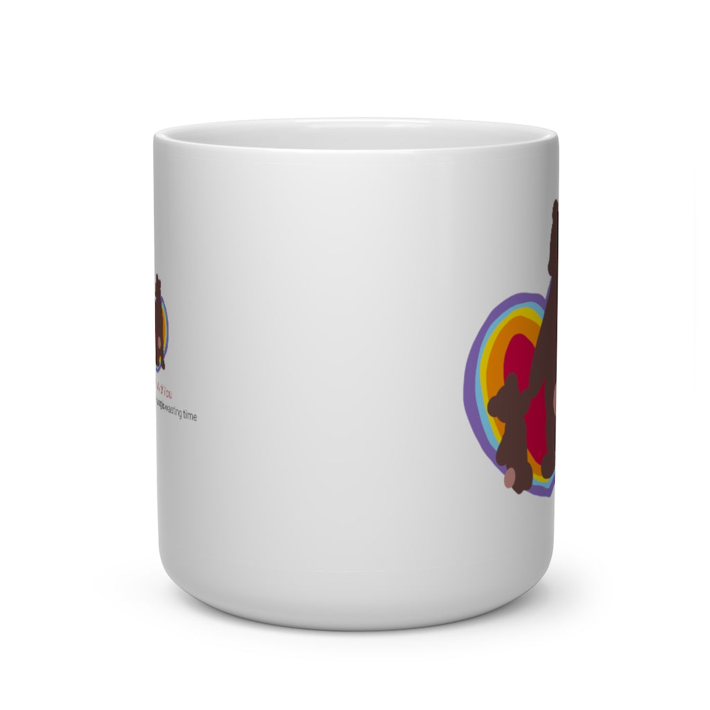 Grow Up With You - Heart Shape Mug