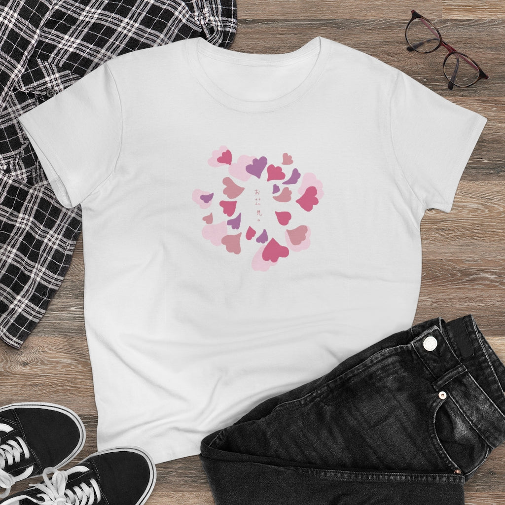 Ohanami(Waiting for blossom) - Women's Heavy Cotton Tee