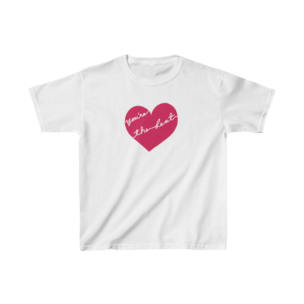 You are the best Heart - Girl Heavy Cotton™ Tee