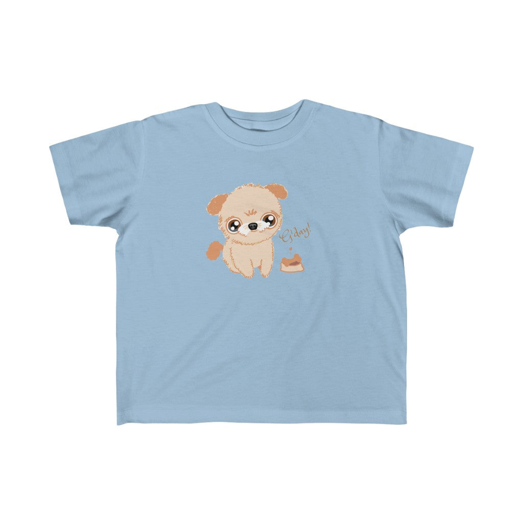 G'day Puppy - ToddlerGirl Fine Jersey Tee