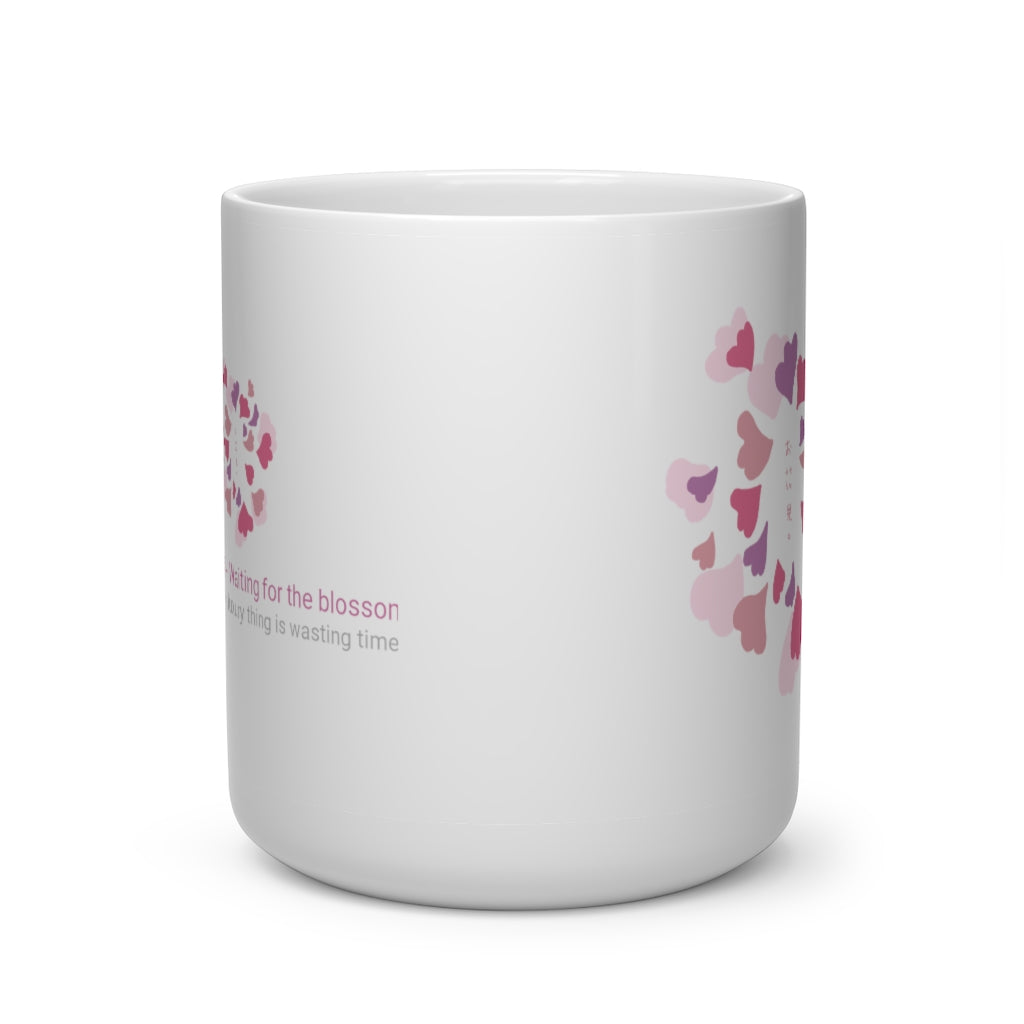 Ohanami(Waiting for blossoms) - Heart Shape Mug