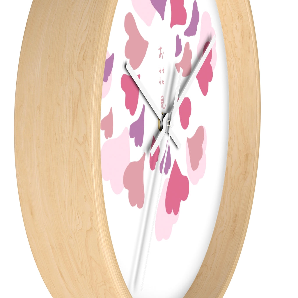 Ohanami(Waiting for blossom) - Wall clock