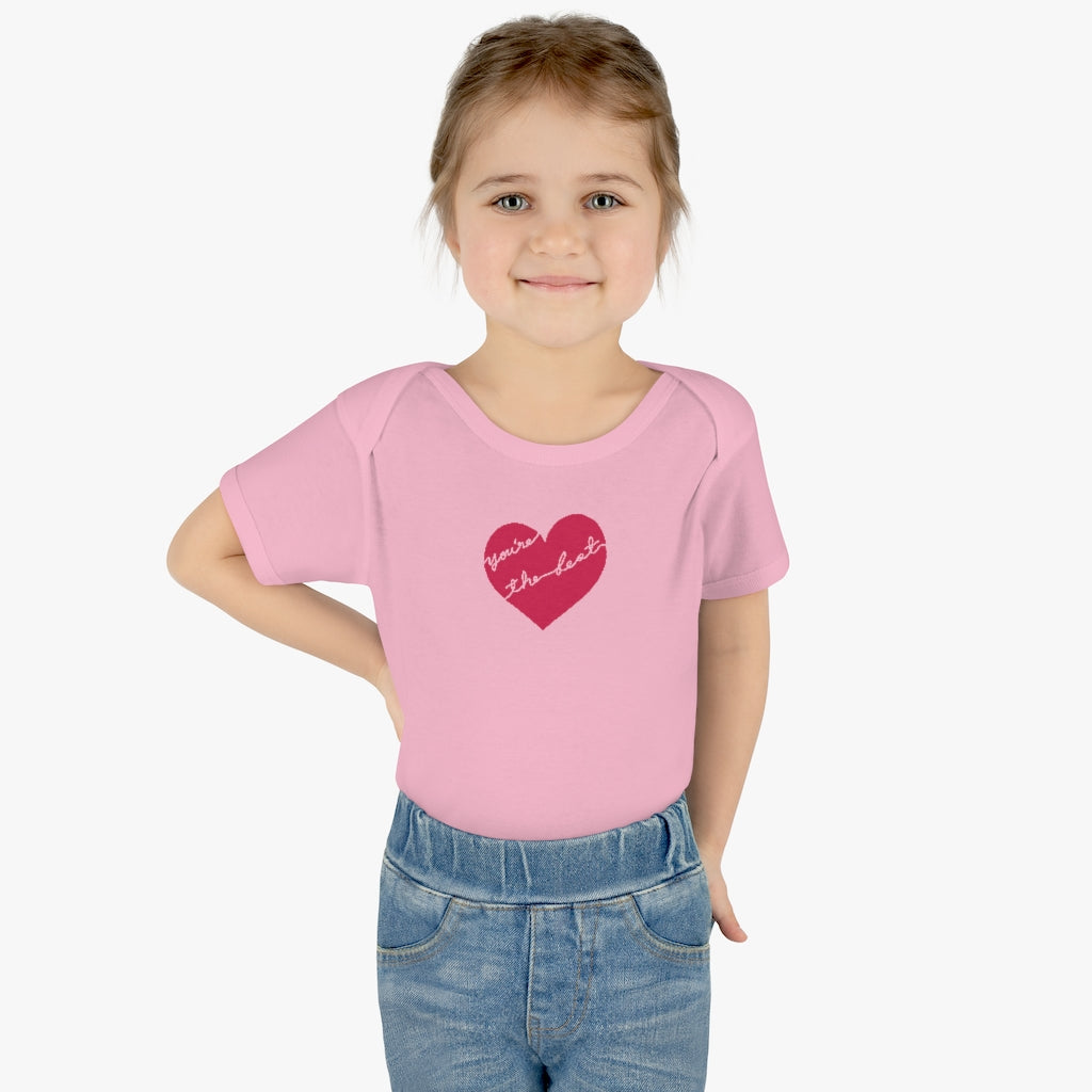 You are the best - Infant Baby Rib Bodysuit