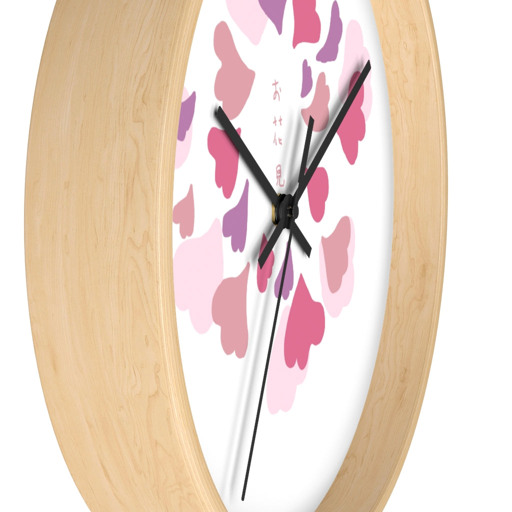 Ohanami(Waiting for blossom) - Wall clock