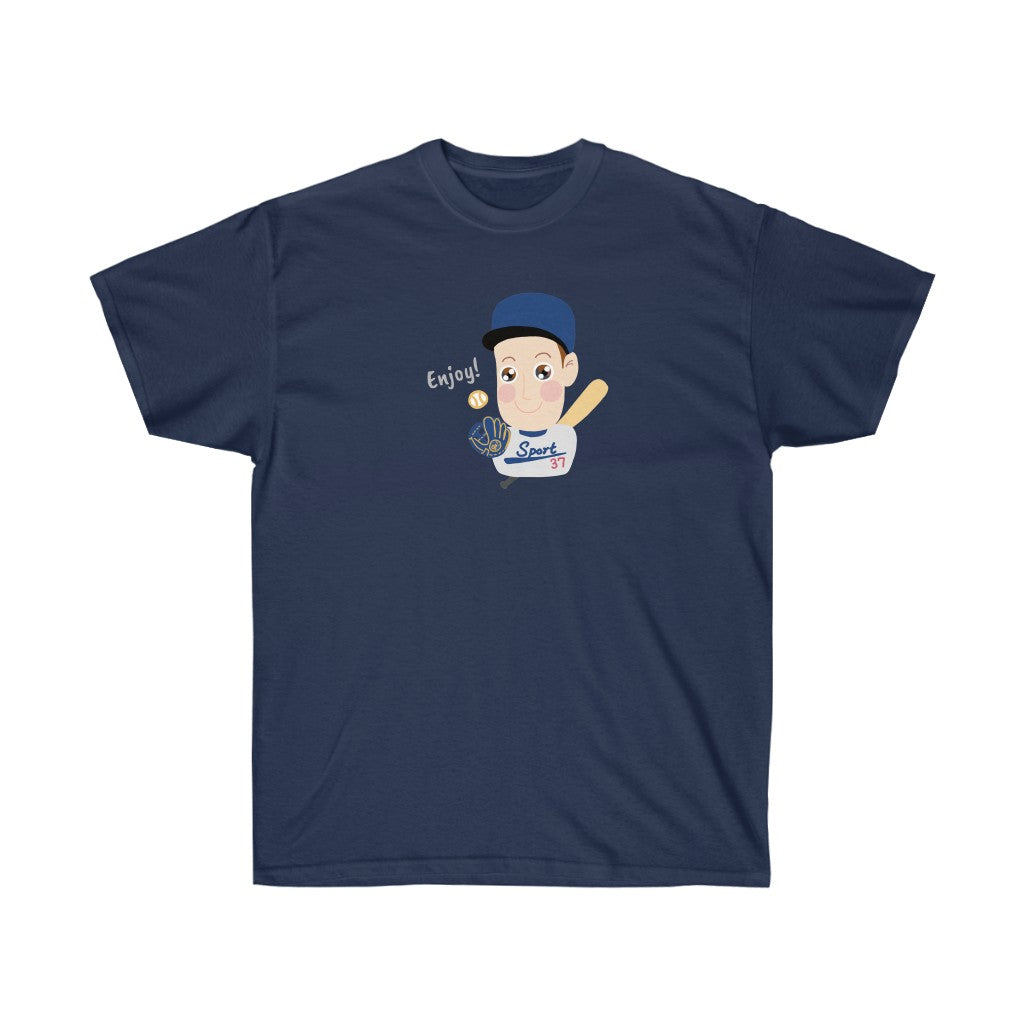 Enjoy my day (Sport's time)- Men's Cotton Tee | Father's Day Gift Idea