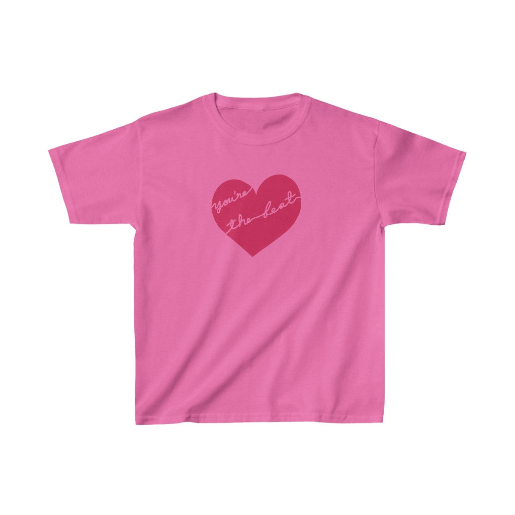 You are the best Heart - Girl Heavy Cotton™ Tee