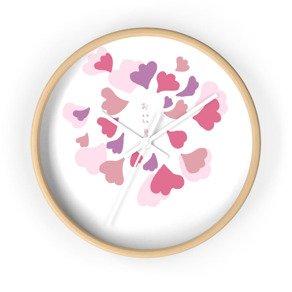 Ohanami(Waiting for blossom) - Wall clock
