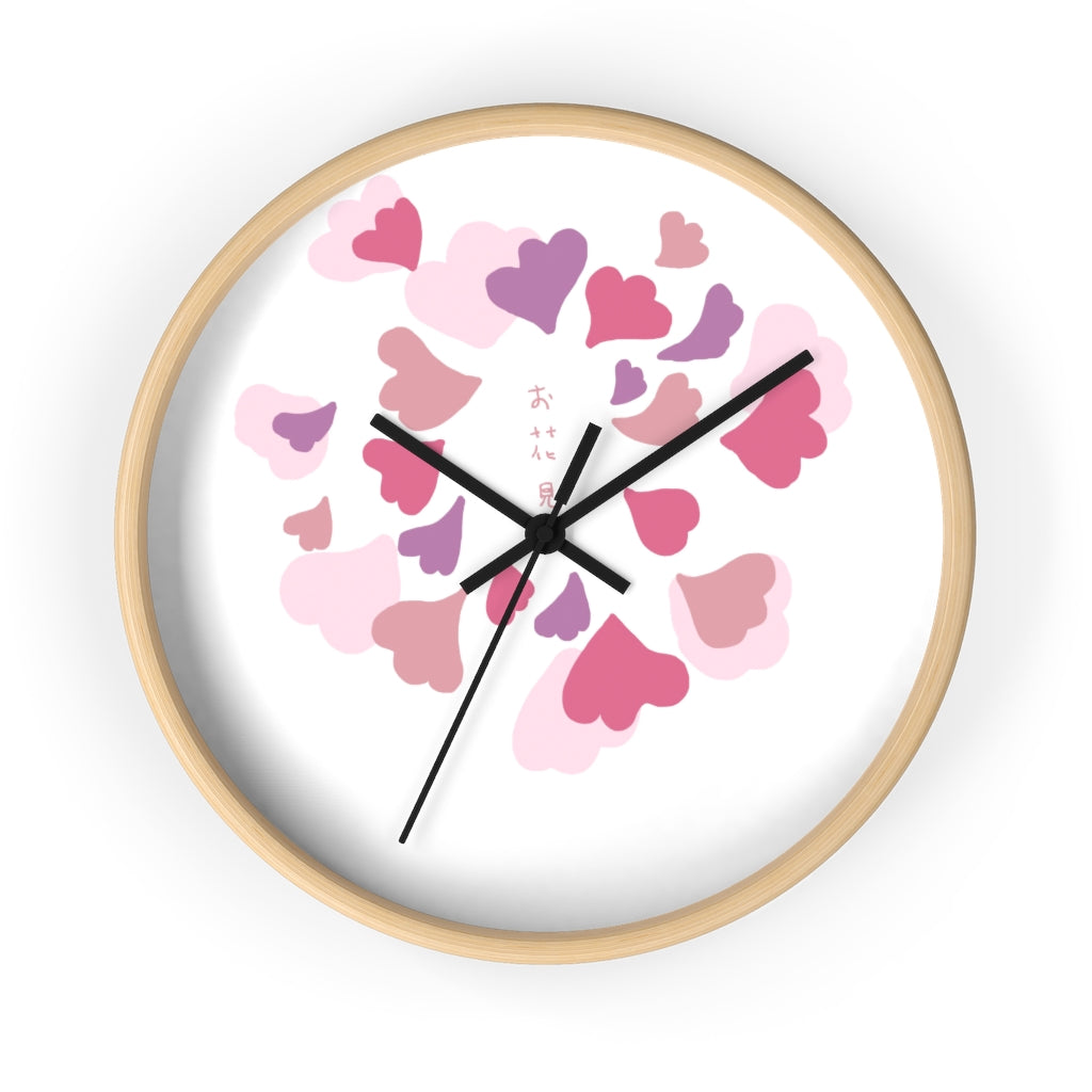 Ohanami(Waiting for blossom) - Wall clock