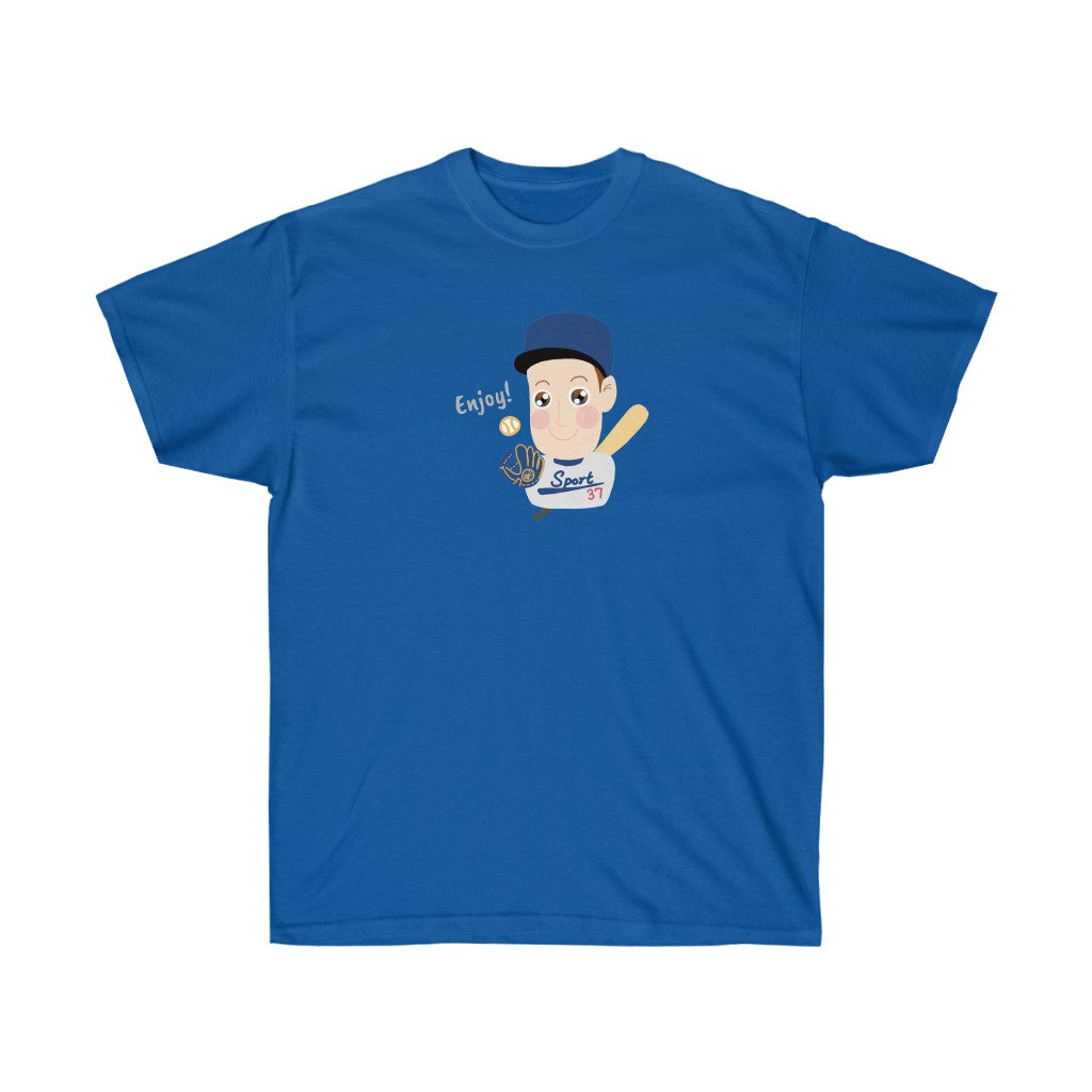 Enjoy my day (Sport's time)- Men's Cotton Tee | Father's Day Gift Idea