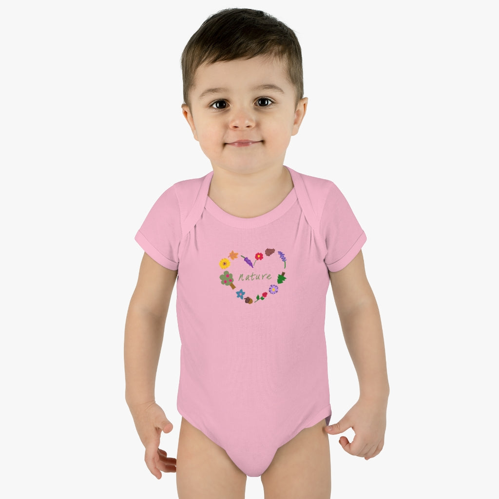 Love Nature - Infant Baby Rib Bodysuit