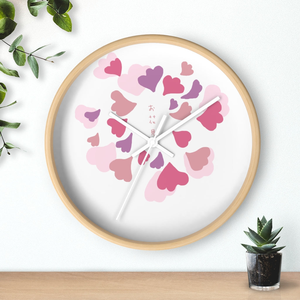 Ohanami(Waiting for blossom) - Wall clock