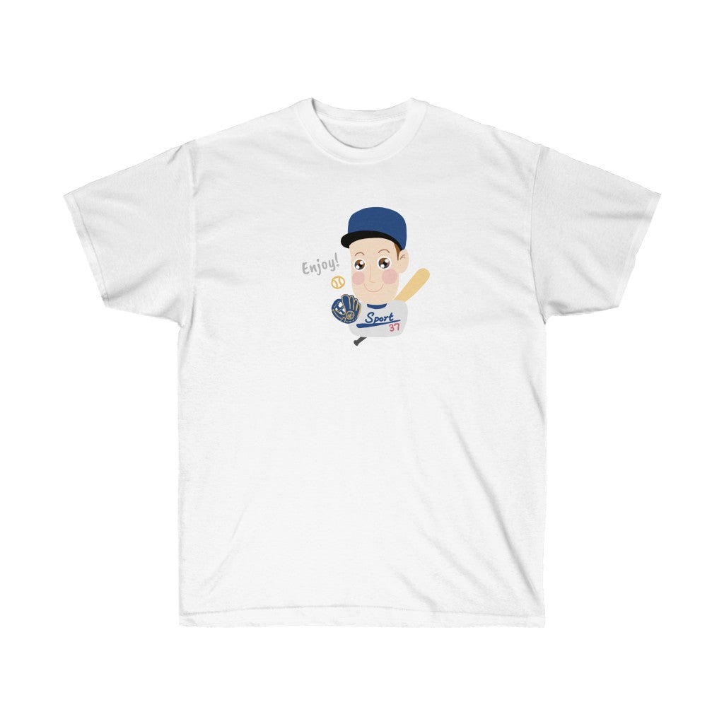 Enjoy my day (Sport's time)- Men's Cotton Tee | Father's Day Gift Idea