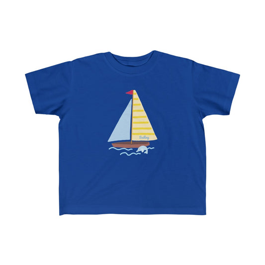 Sailing Boat - ToddlerBoy Fine Jersey Tee